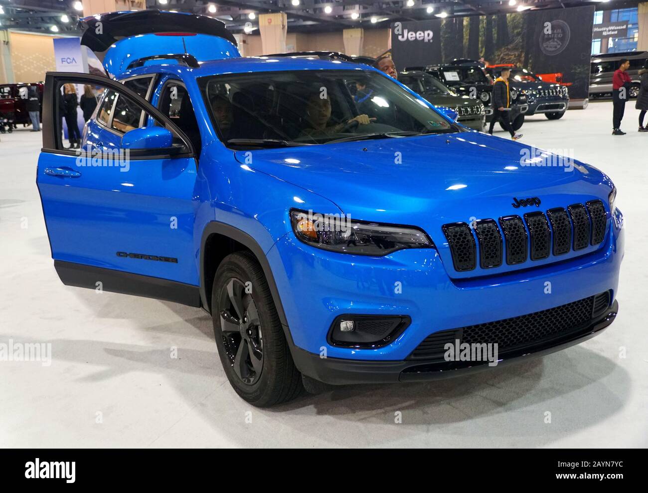 Philadelphia Pennsylvania U S A February 9 The Blue Color Of Jeep Cherokee Altitude 4x4 Stock Photo Alamy Philadelphia Pennsylvania U S A February 9 The Blue Color Of Jeep Cherokee Altitude 4x4 Stock Photo Alamy