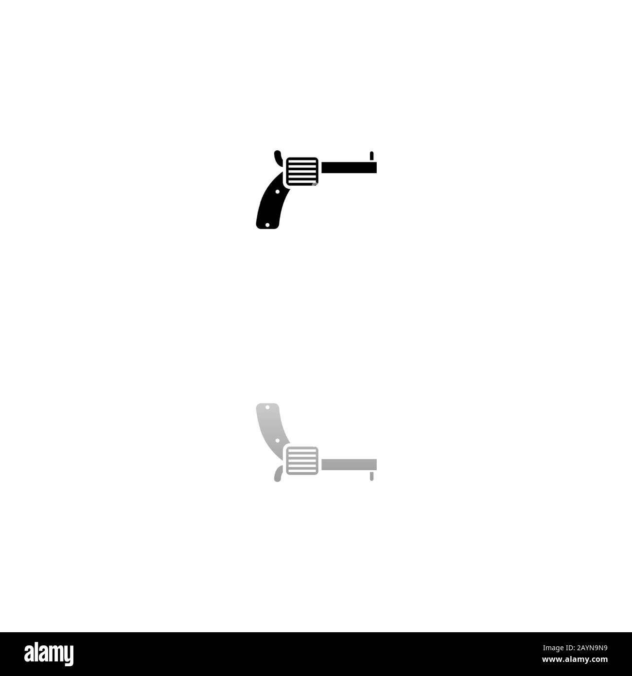 Starting gun icon Stock Vector Images - Alamy