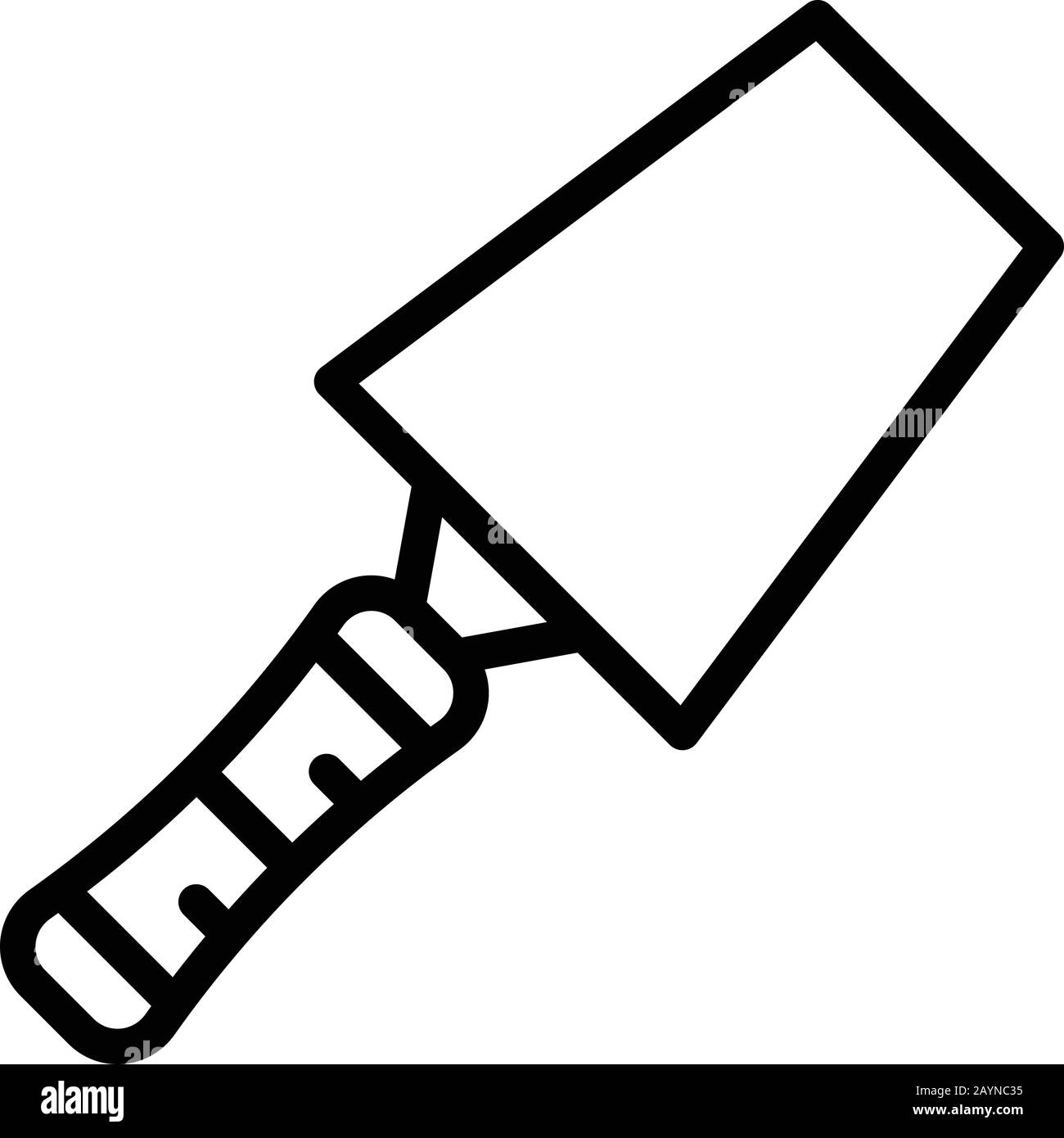 Brick trowel icon, outline style Stock Vector Image & Art Alamy