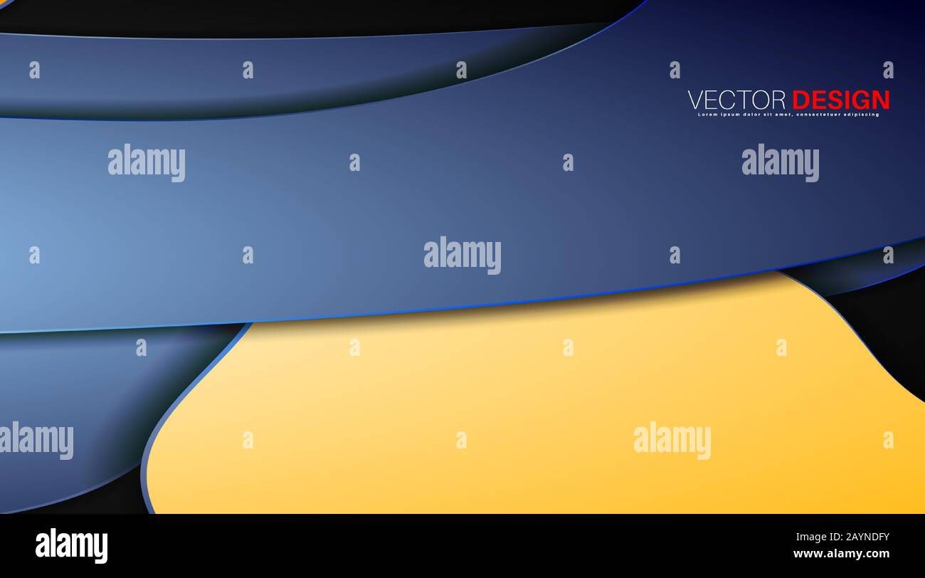 Vector design background. Creative abstract wave concept layout ...