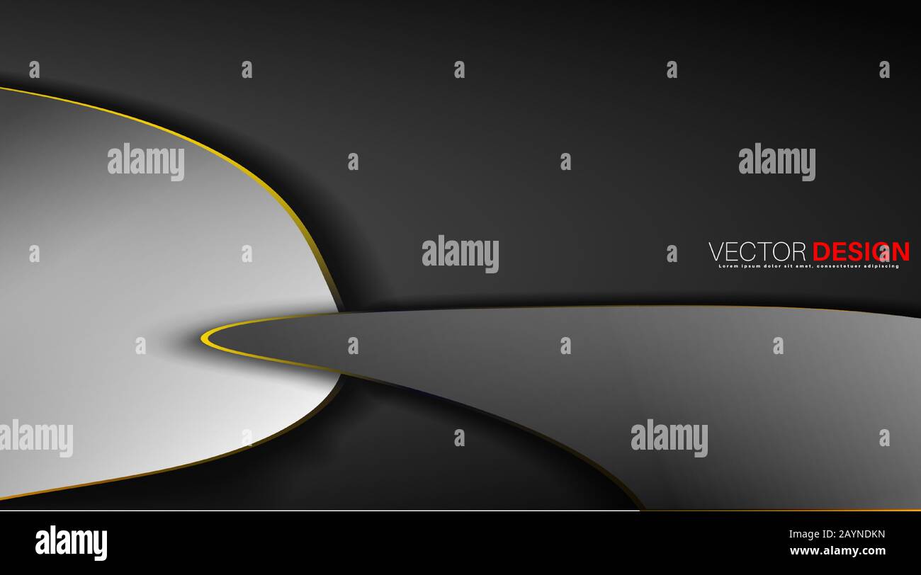 Vector design background. Creative abstract wave concept layout template. Stock Vector