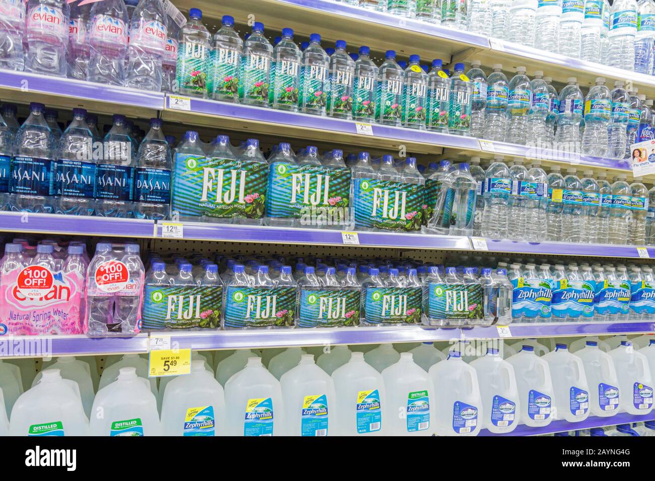 Miami Beach Florida Walgreens pharmacy drug store retail display