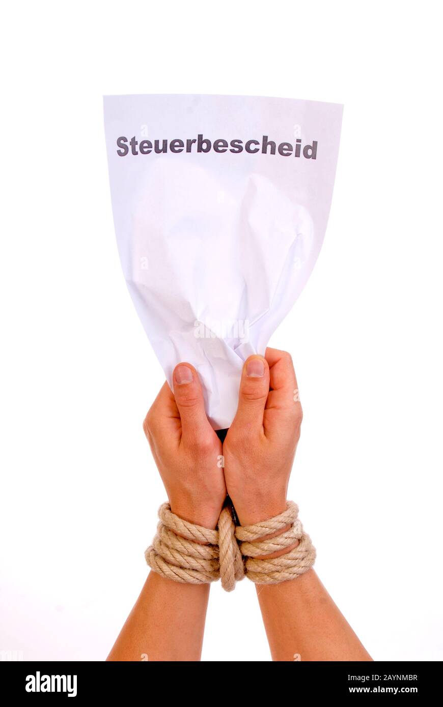 Steuerbescheid Stock Photo