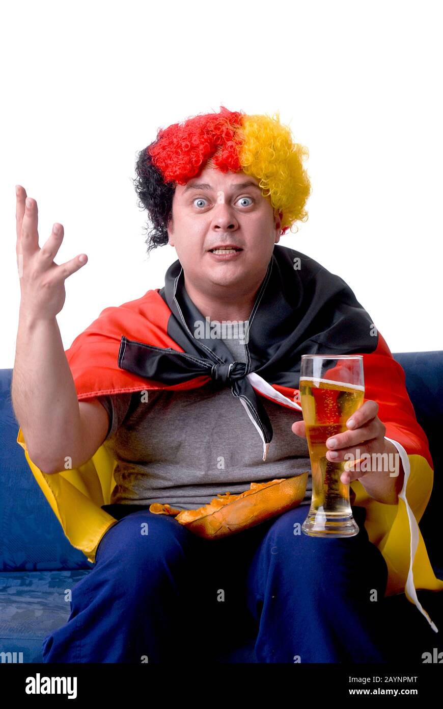 Fußballfan Stock Photo