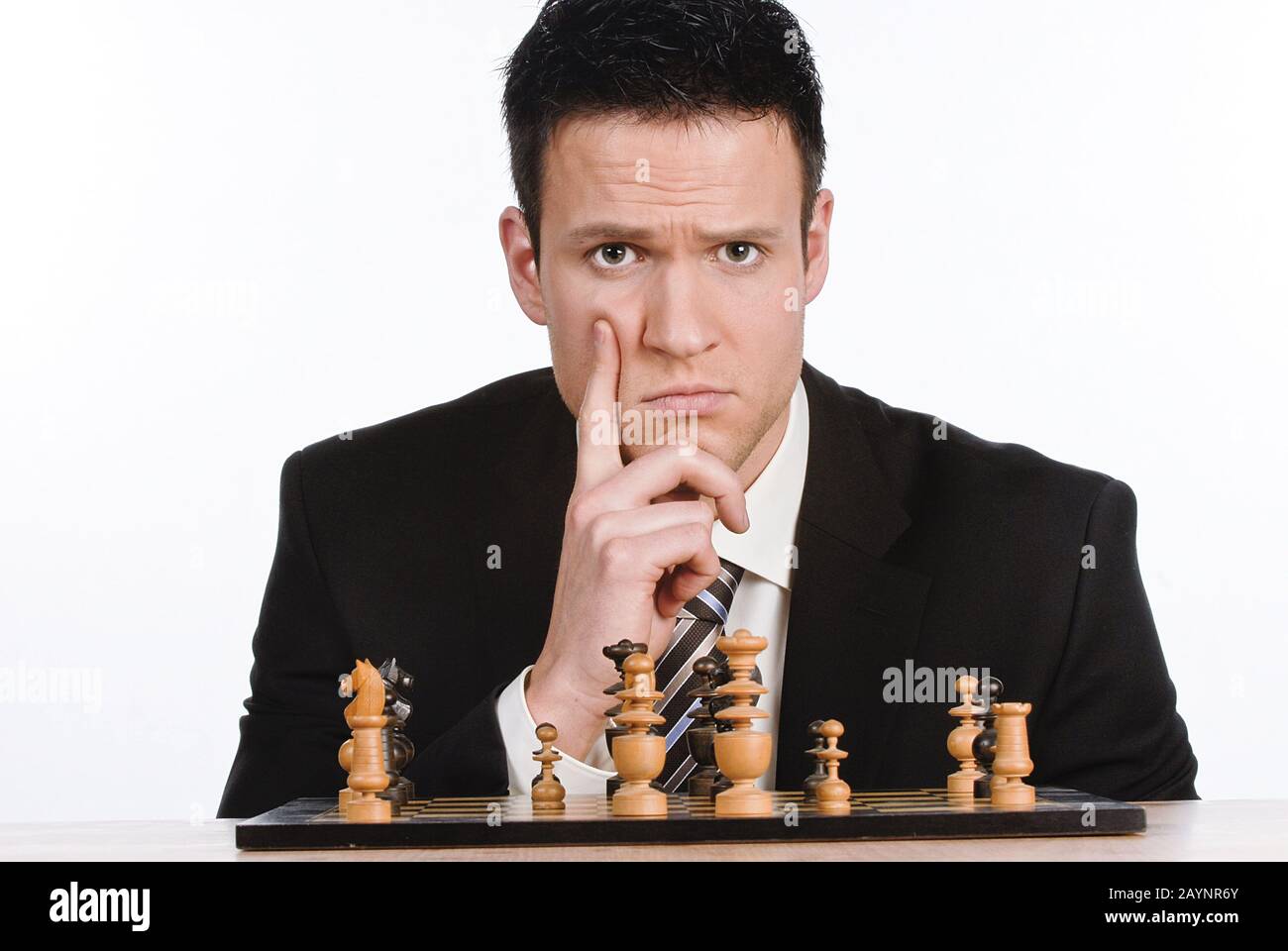 Die Gesch‰ftswelt ist wie ein Schachspiel Stock Photo Alamy