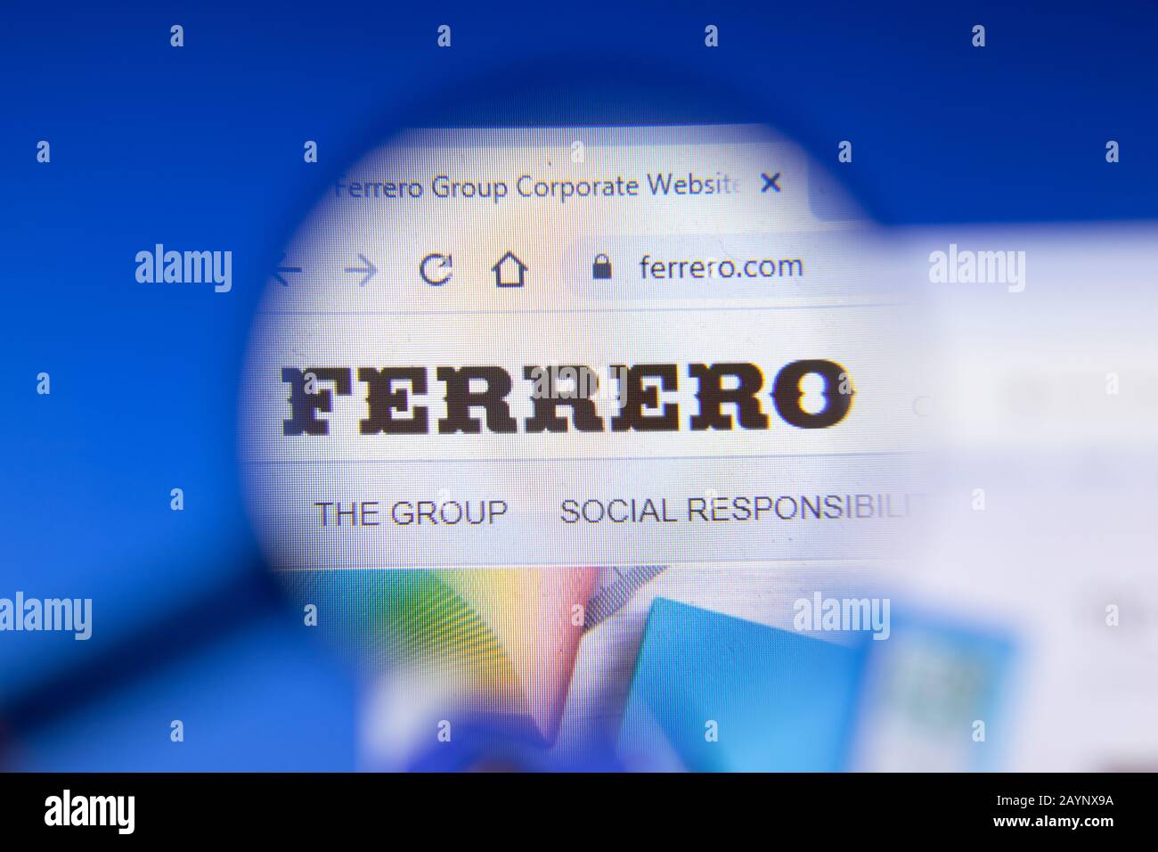 ferrero website