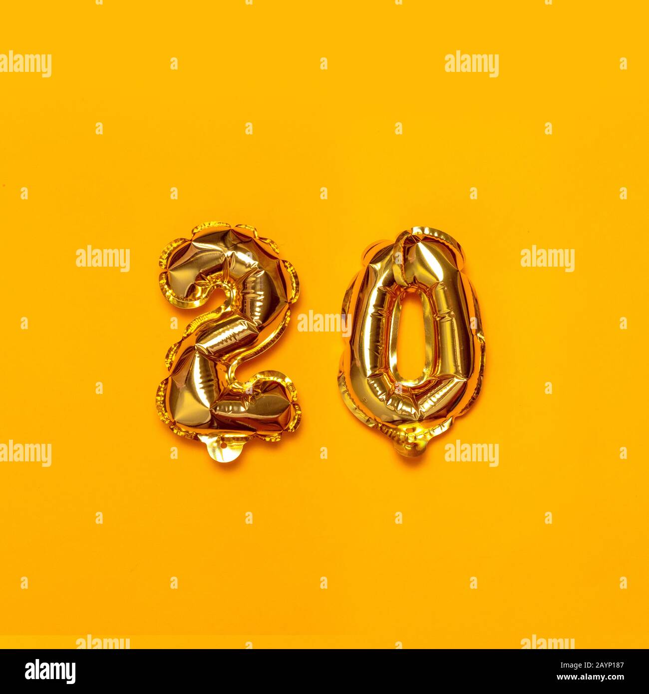 numeral balloons