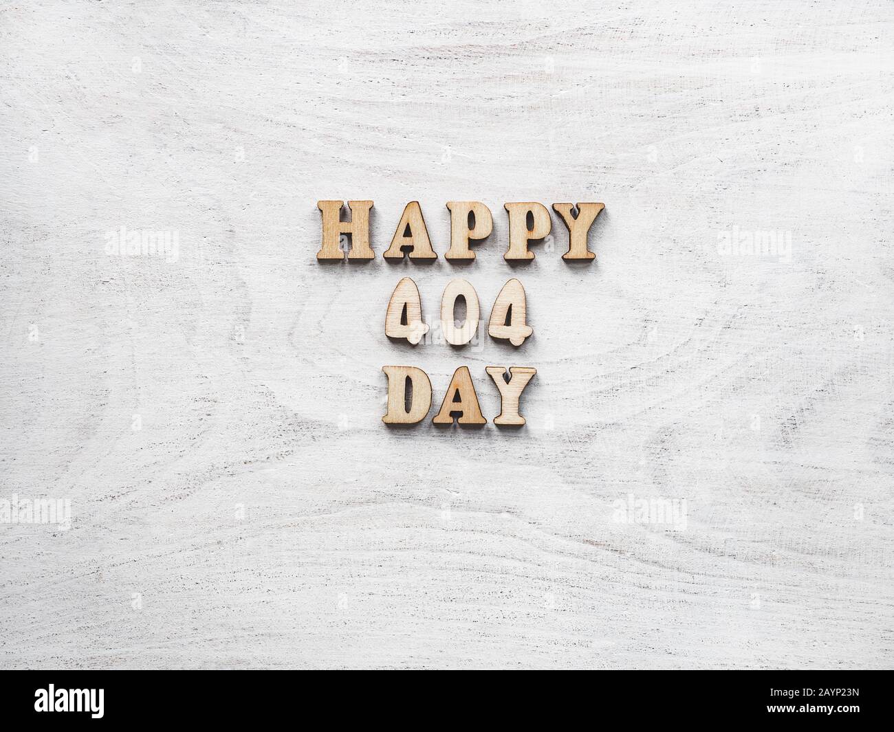 Webmaster Day greeting card. Close-up, top view Stock Photo