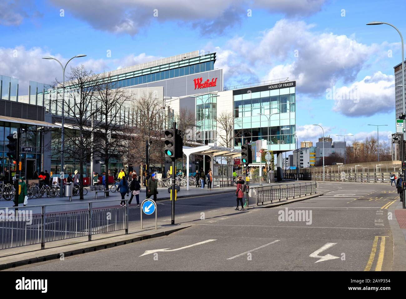 Exterior Of The Westfield Shopping Centre Shepherds Bush London 