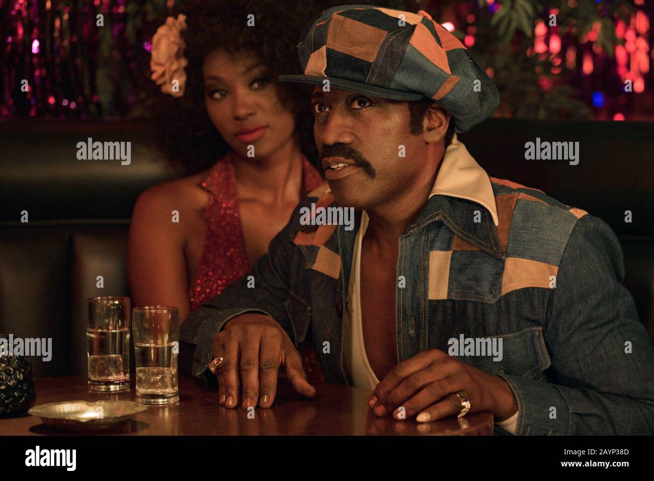 Dolemite Is My Name is a 2019 American biographical comedy film directed by Craig Brewer and written by Scott Alexander and Larry Karaszewski. The film stars Eddie Murphy as filmmaker Rudy Ray Moore, who is best known for having portrayed the character of Dolemite in both his stand-up routine and a series of blaxploitation films, which started with Dolemite in 1975.   This photograph is for editorial use only and is the copyright of the film company and/or the photographer assigned by the film or production company and can only be reproduced by publications in conjunction with the promotion of Stock Photo