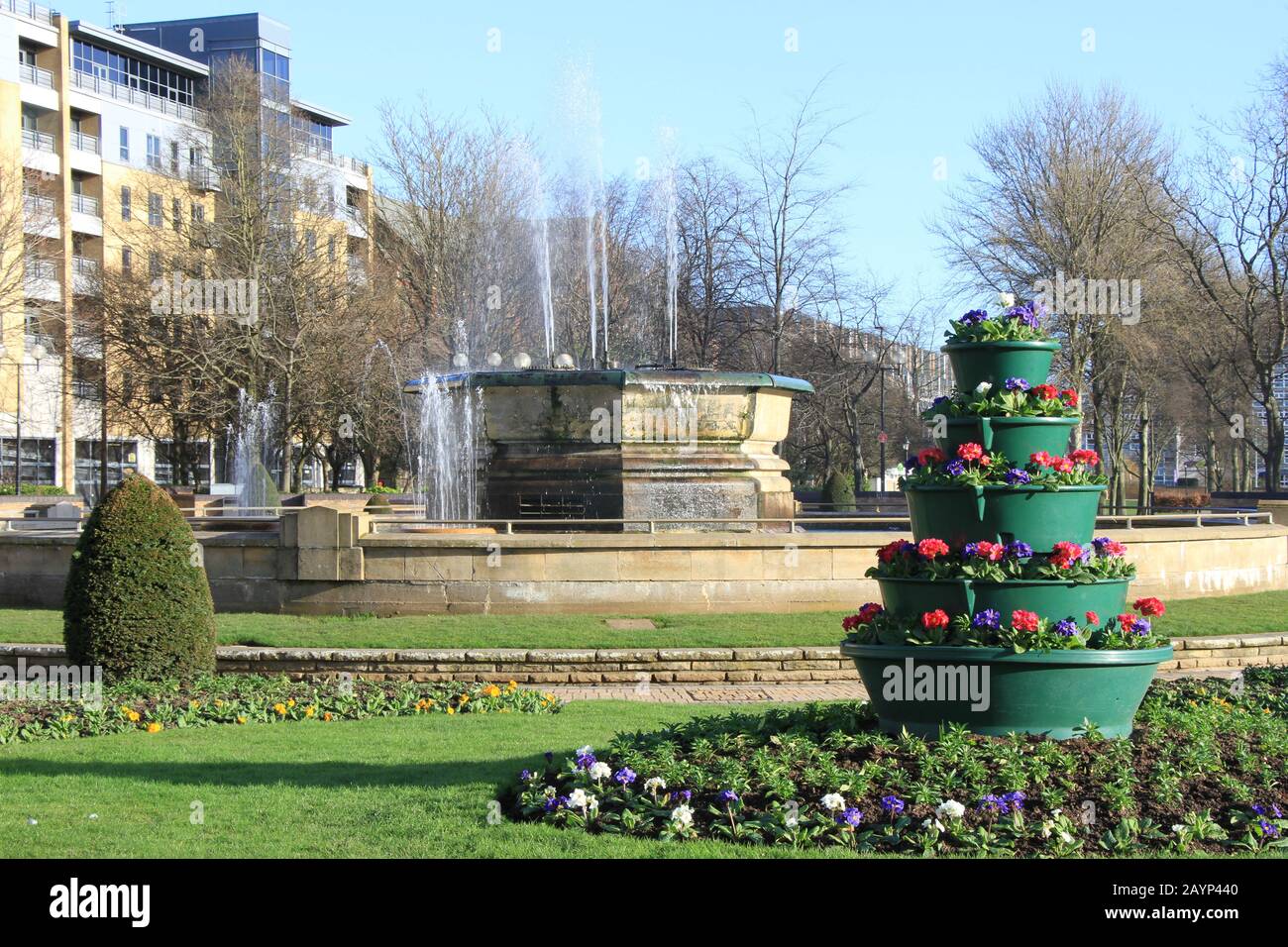 Queens Gardens in Hull city centre Stock Photo Alamy