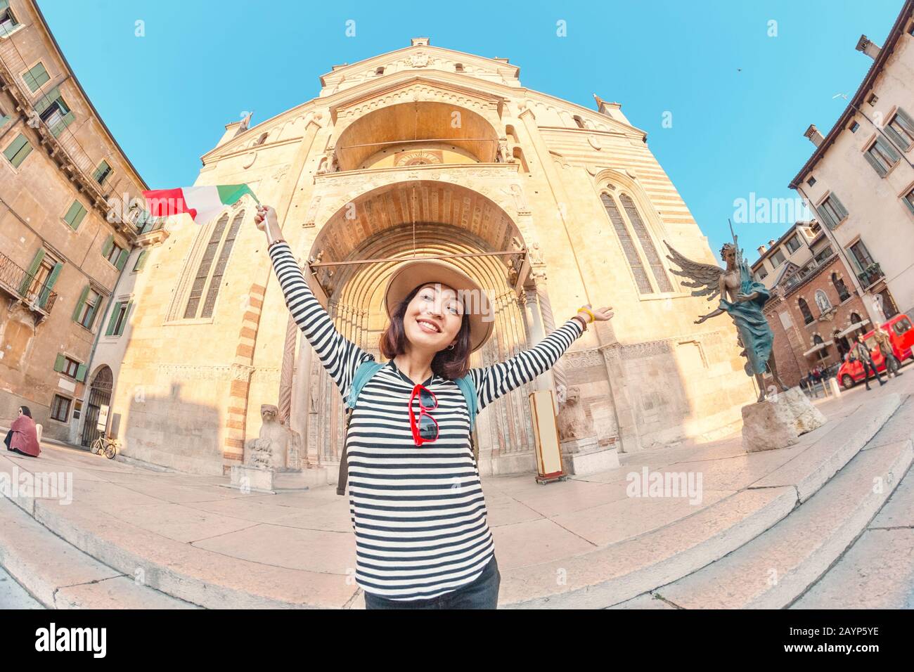 Happy asian woman travel in hi-res stock photography and images - Alamy