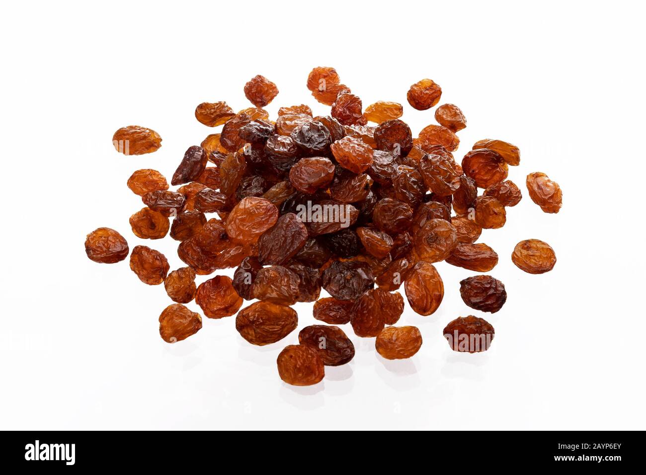 Raisins isolated on white background Stock Photo