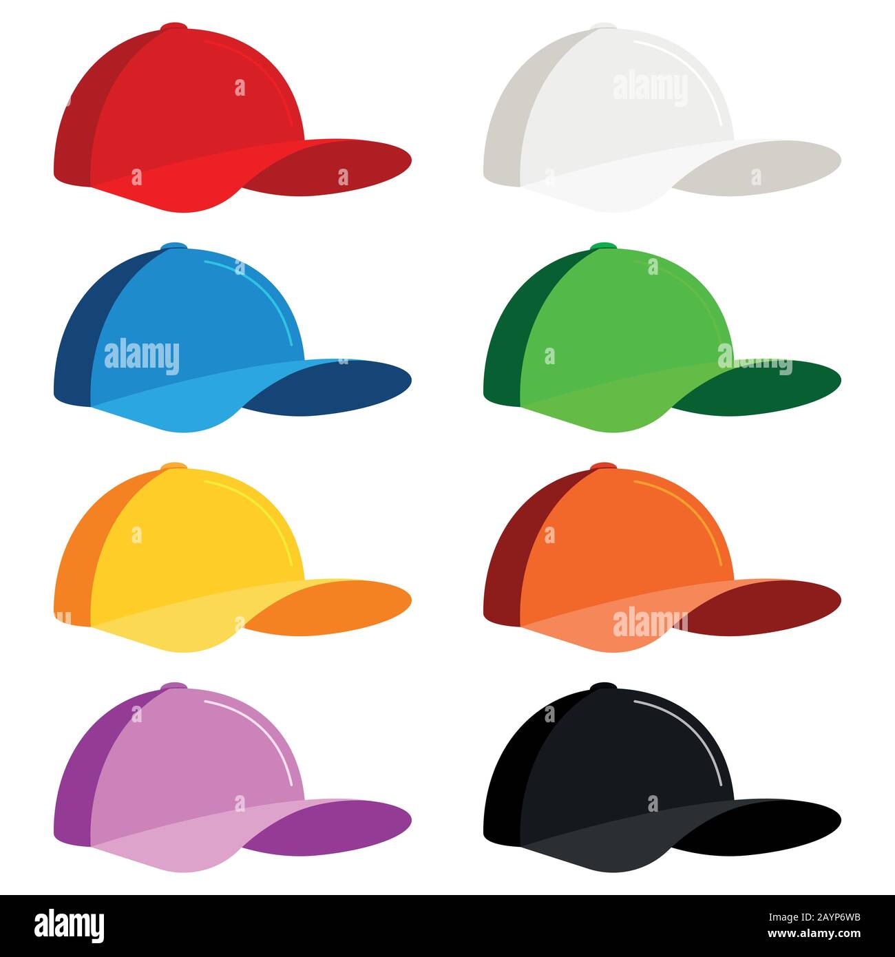 Black baseball cap Stock Vector Images Alamy