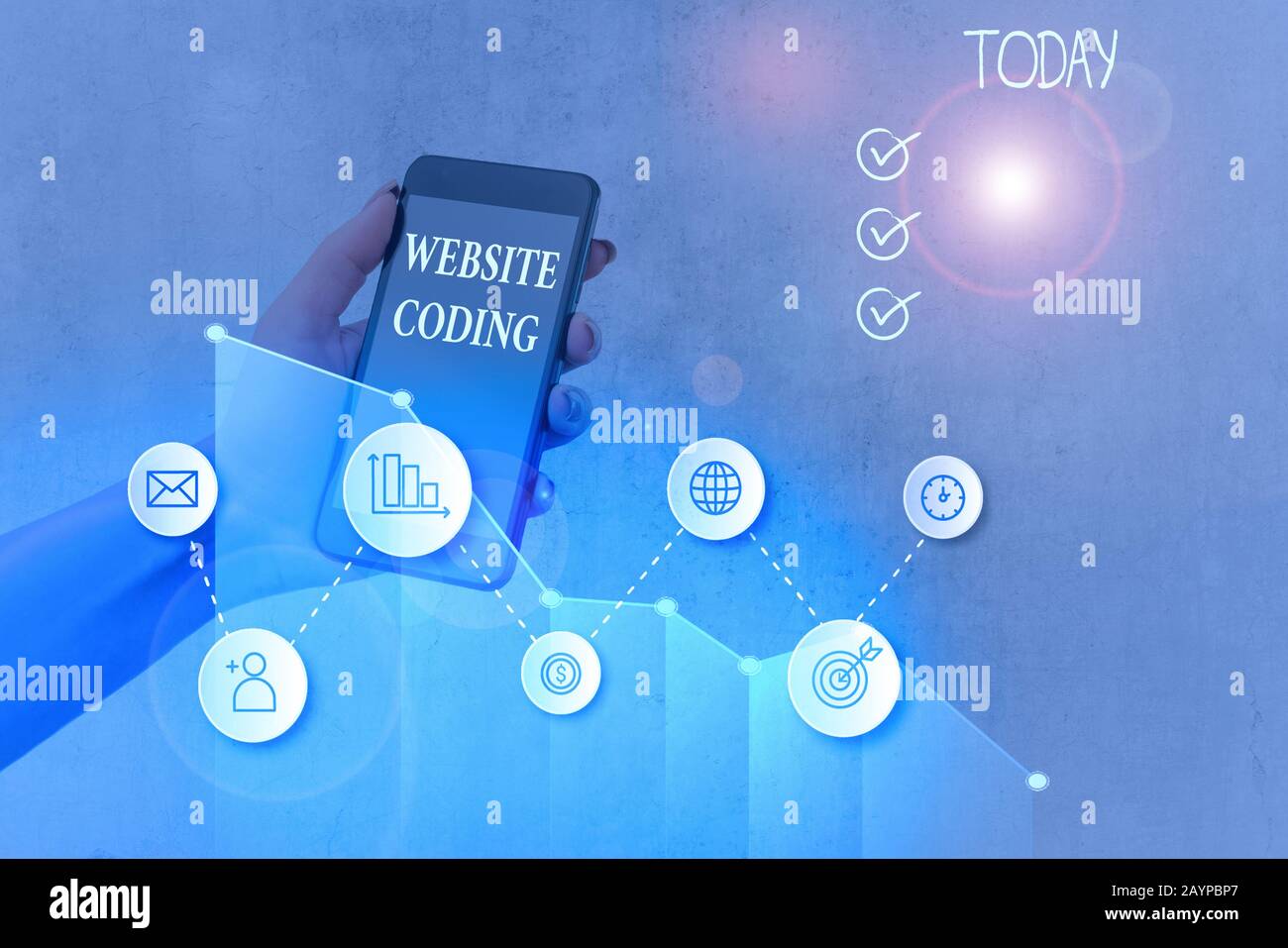 Handwriting text Website Coding. Conceptual photo system of symbols and ...