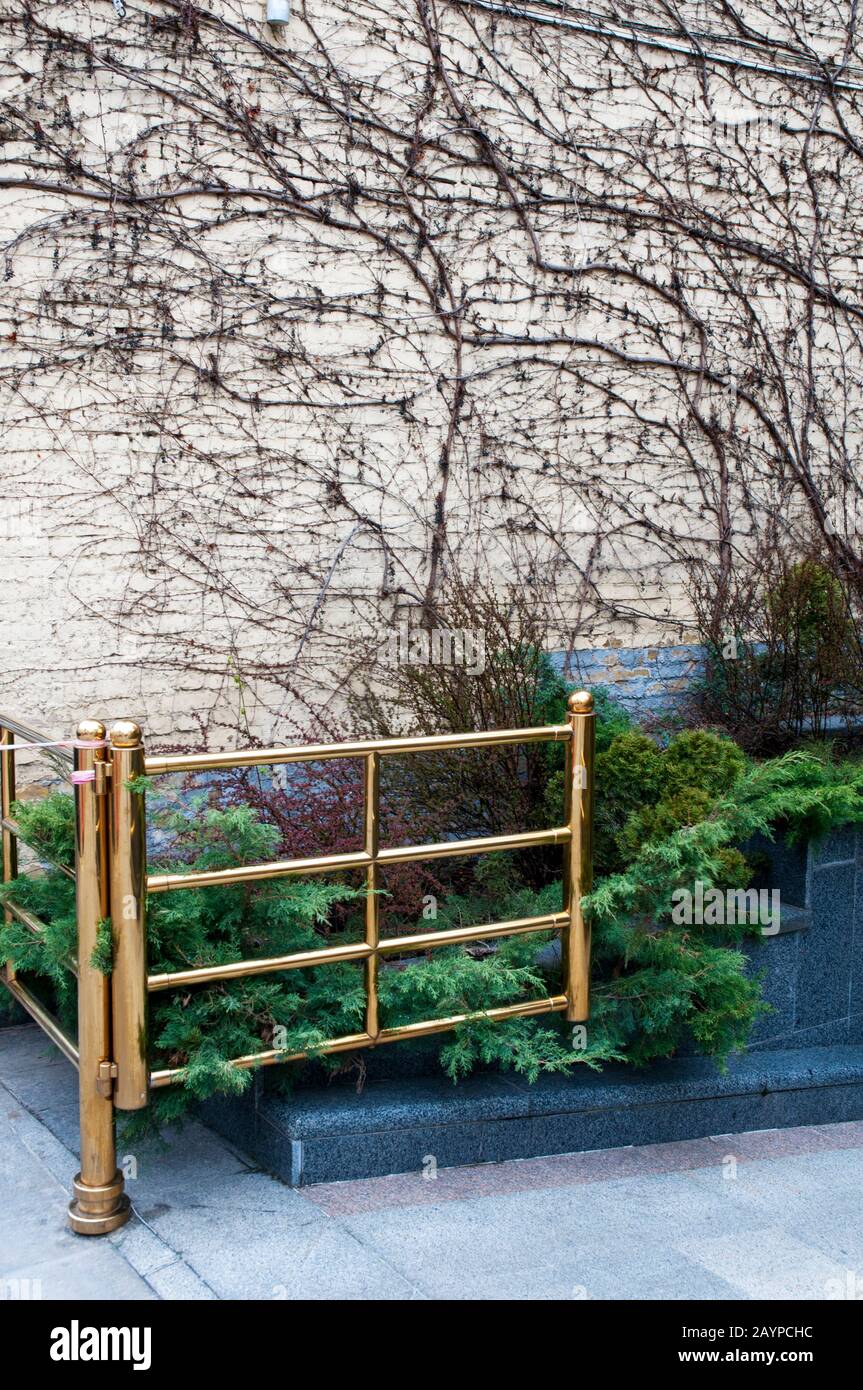 Pavment Railing railing and pavement in recreation areas and near architectural ...