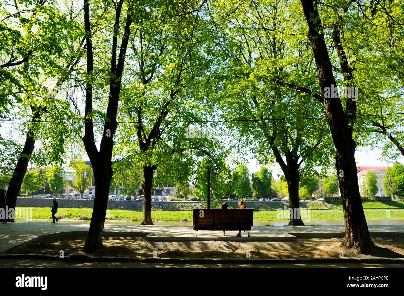 recreation areas in parks and outdoor areas in summer Stock Photo