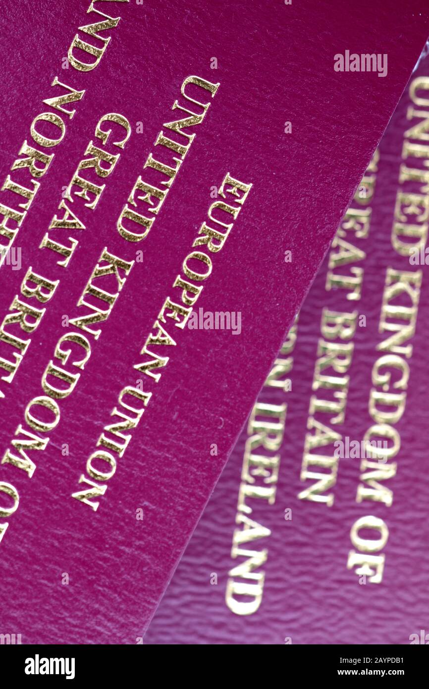 Blue british passport empire hi res stock photography and images Alamy