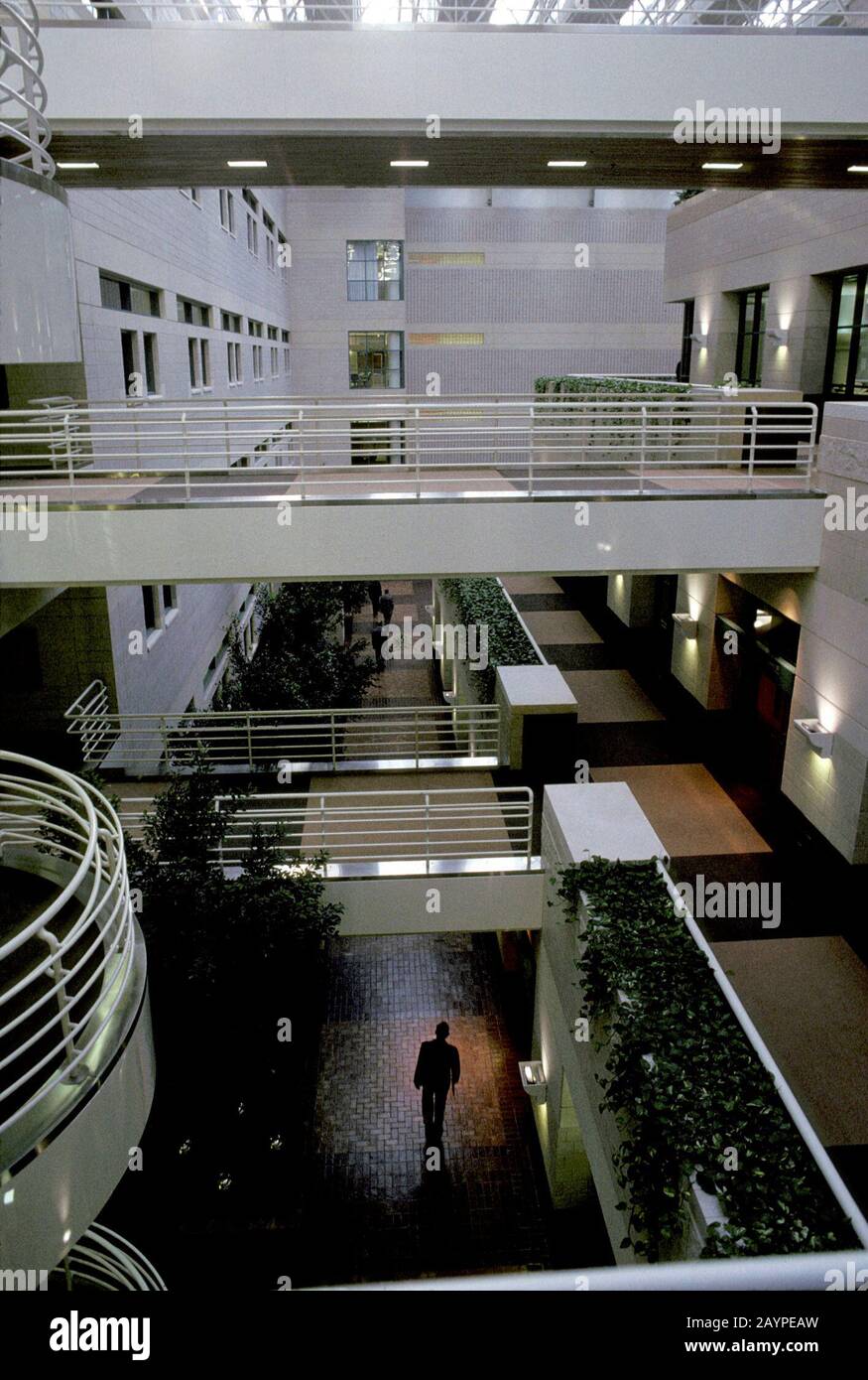 Texas: Interior of 3M Austin Center. ©Bob Daemmrich Stock Photo - Alamy