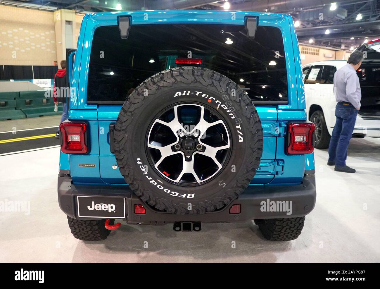 Jeep wrangler rear view discount