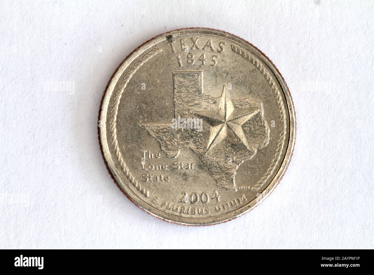Texas State Quarter Stock Photo - Alamy