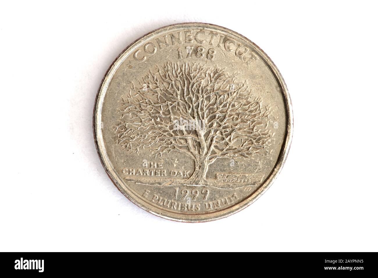 Connecticut State Quarter Stock Photo Alamy