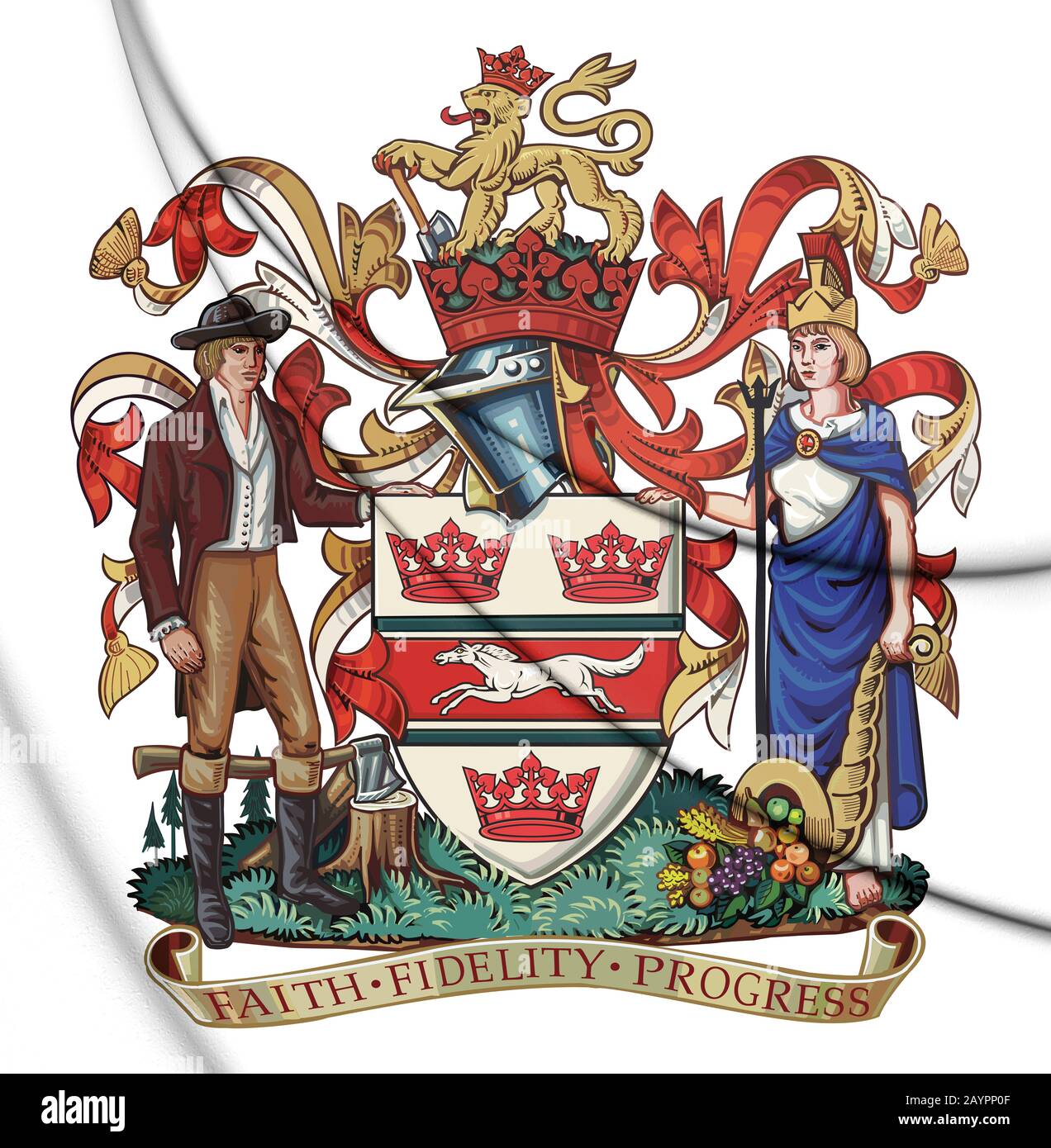 Ontario coat of arms Cut Out Stock Images & Pictures Alamy