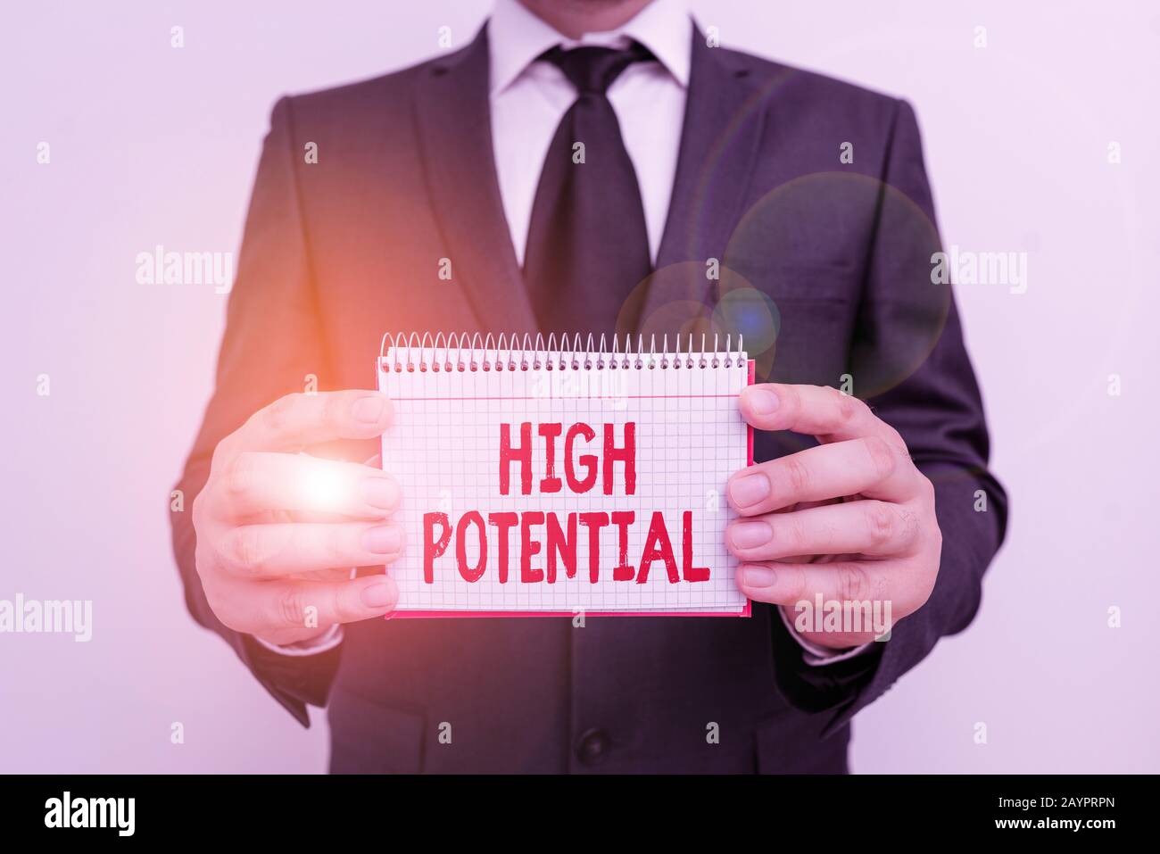 Text sign showing High Potential. Business photo showcasing individuals ...
