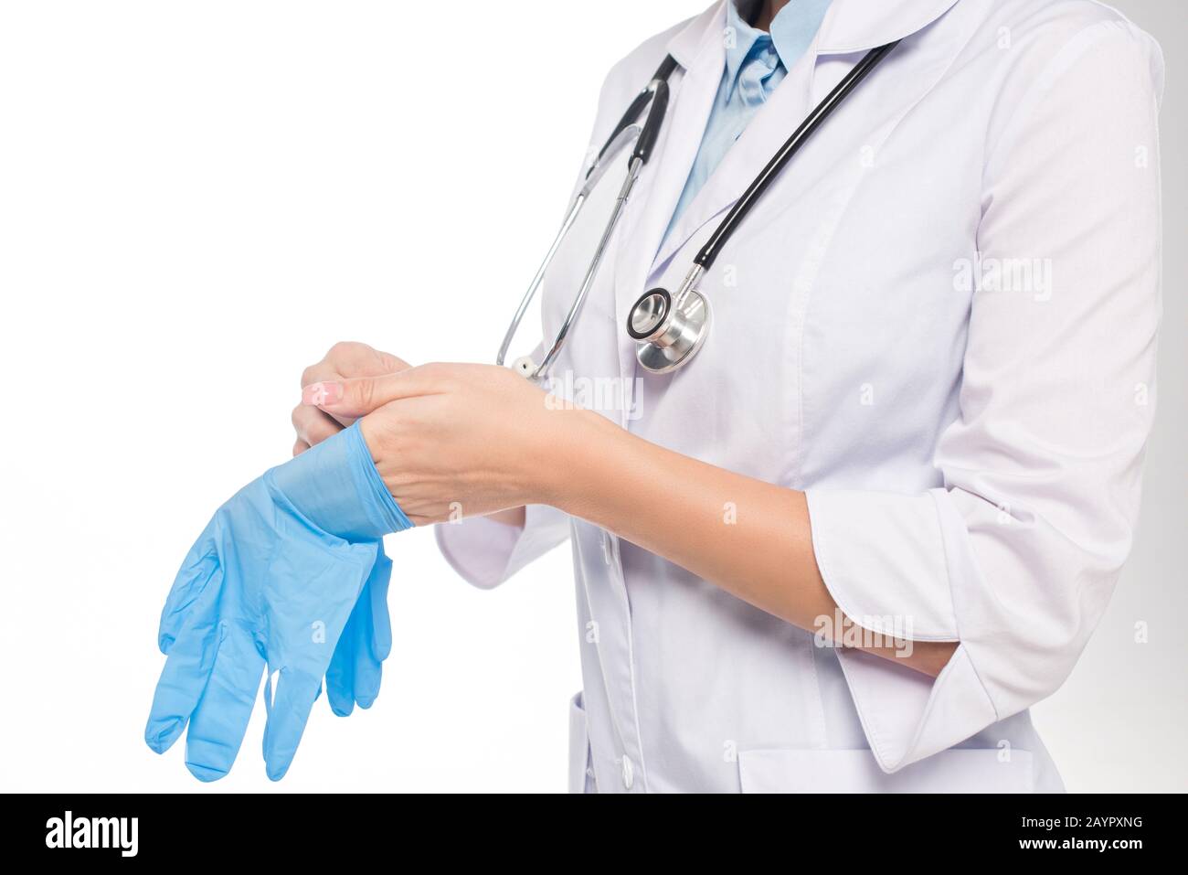 doctor latex gloves
