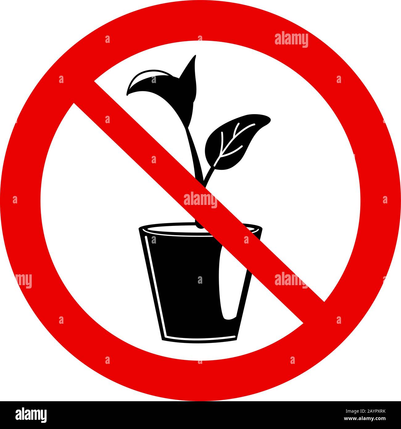 No plant is illegal Cut Out Stock Images & Pictures - Alamy