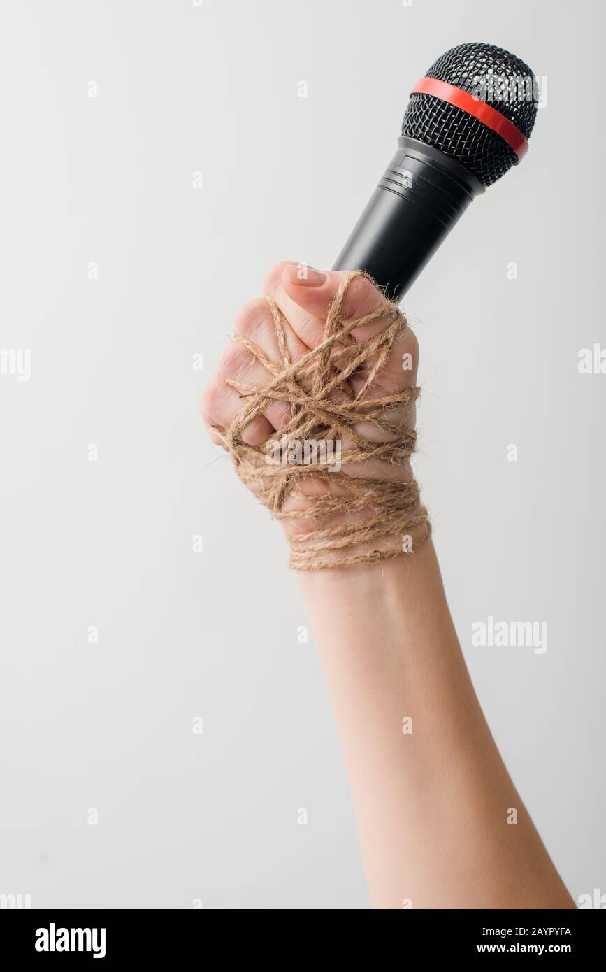 Hand tied rope woman hi-res stock photography and images - Alamy