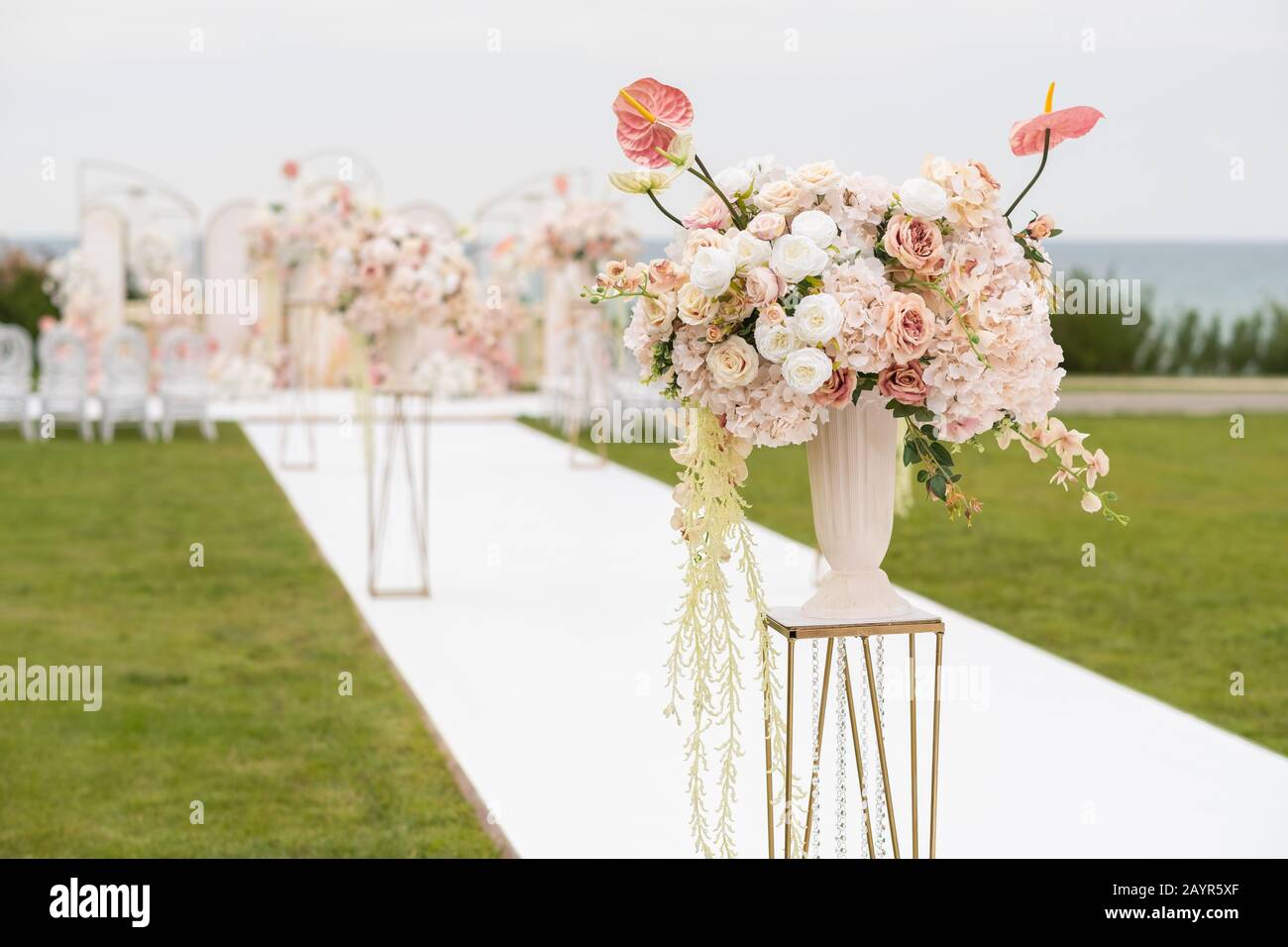 Beautiful wedding ceremony Stock Photo Alamy