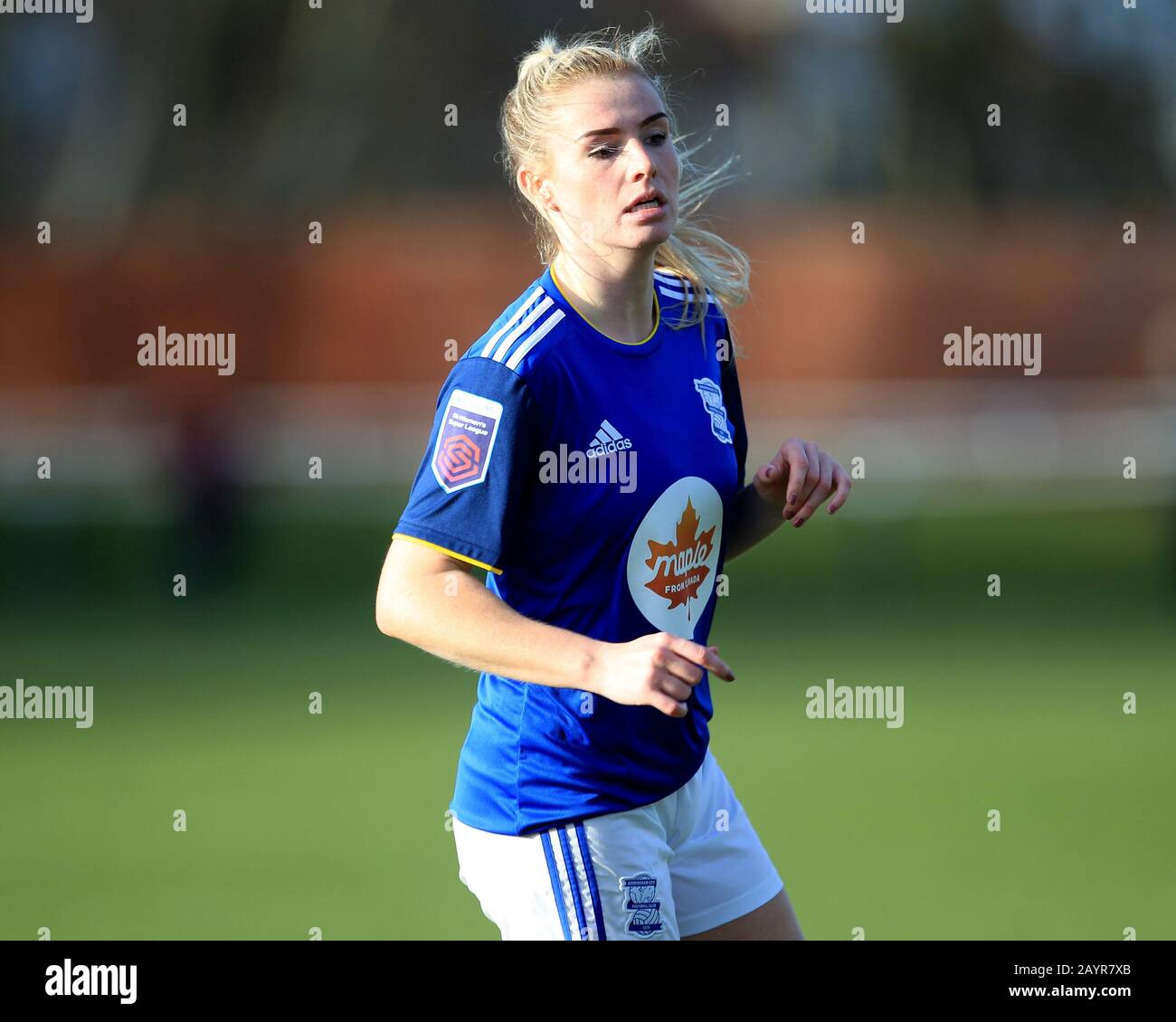 HETTON LE HOLE, ENGLAND - FEB 16TH Emma Kelly of Birmingham City during the SSE Women's FA Cup Fifth Round match between Sunderland Ladies and Birmingham City Women at Eppleton Colliery Welfare, Hetton le Hole on Sunday 16th February 2020. (Credit: Mark Fletcher | MI News) Credit: MI News & Sport /Alamy Live News Stock Photo