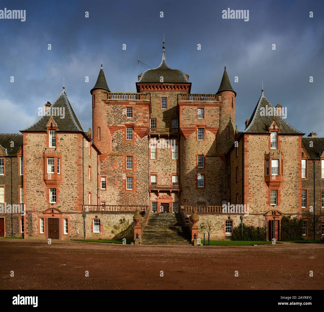 Thirlestane Castle near the town of Lauder in the Scottish Borders