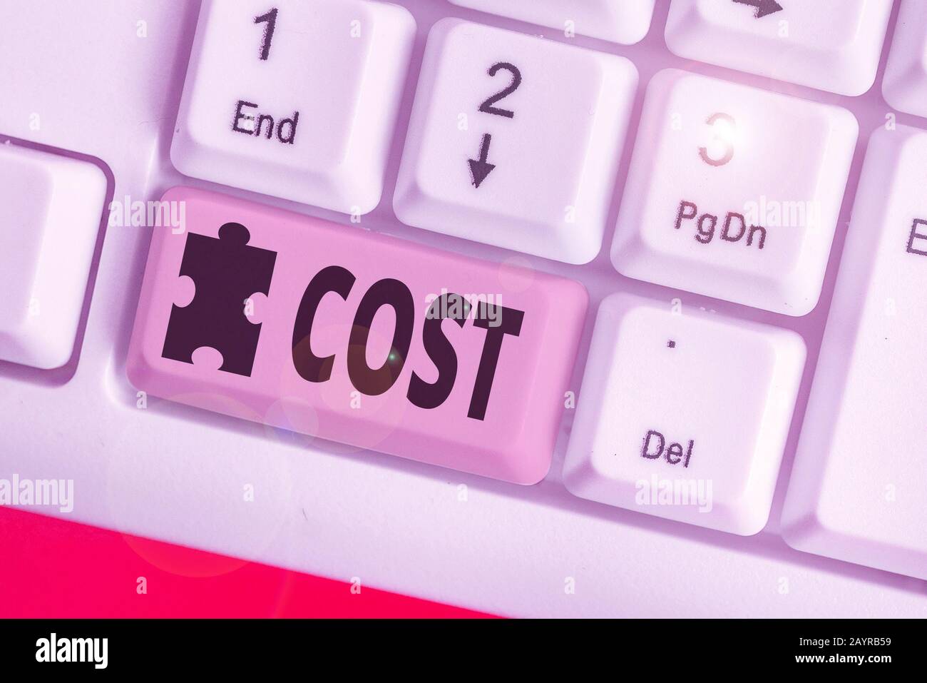 Text sign showing Cost. Business photo text The amount that usualy paid for a item you buy or hiring a demonstrating Stock Photo