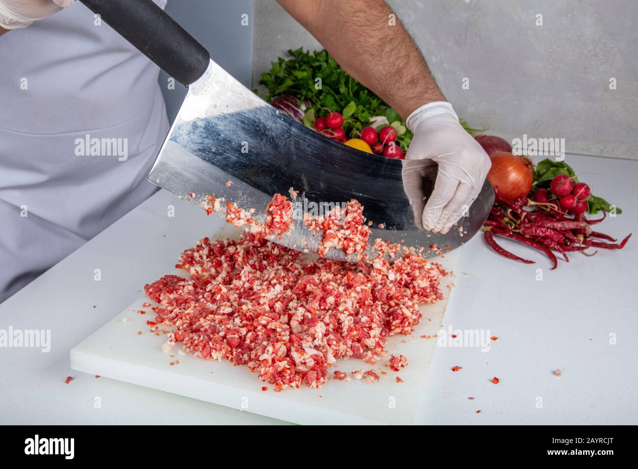 Meat Mincing Knife Hi-res Stock Photography And Images, 56% OFF
