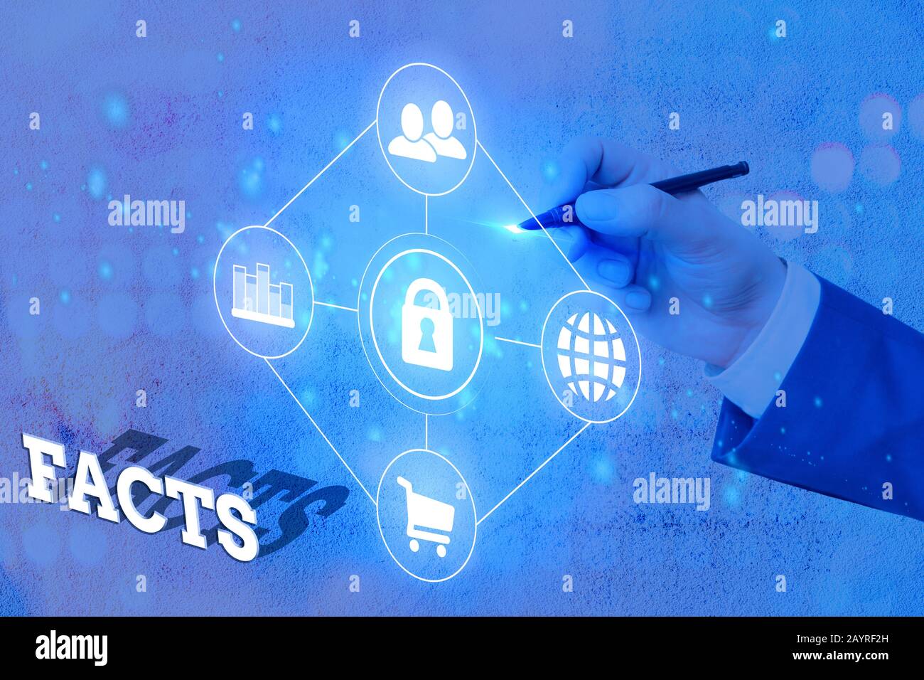 Text sign showing Facts. Business photo showcasing information used as ...