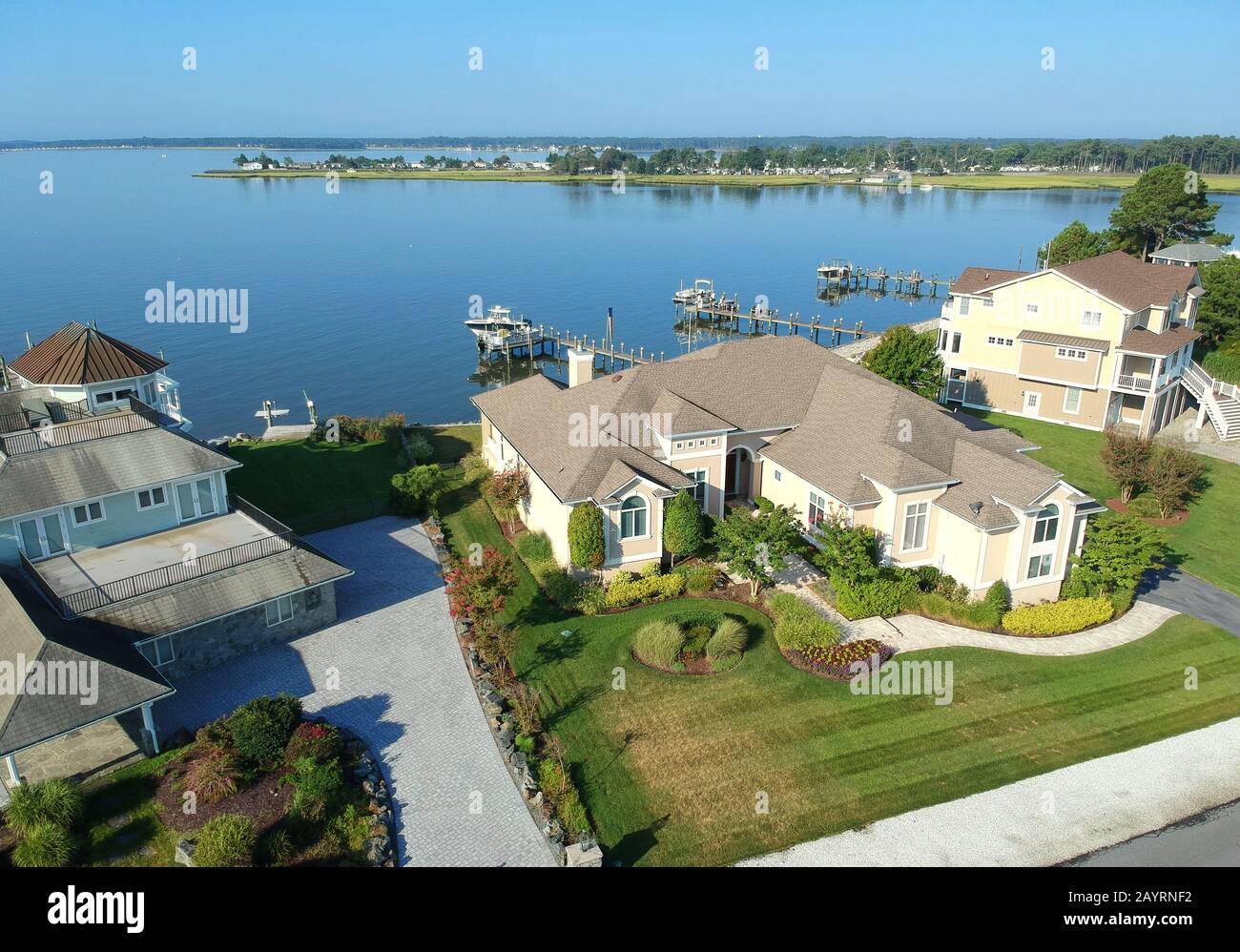 Aerial mansion house bay hires stock photography and images Alamy