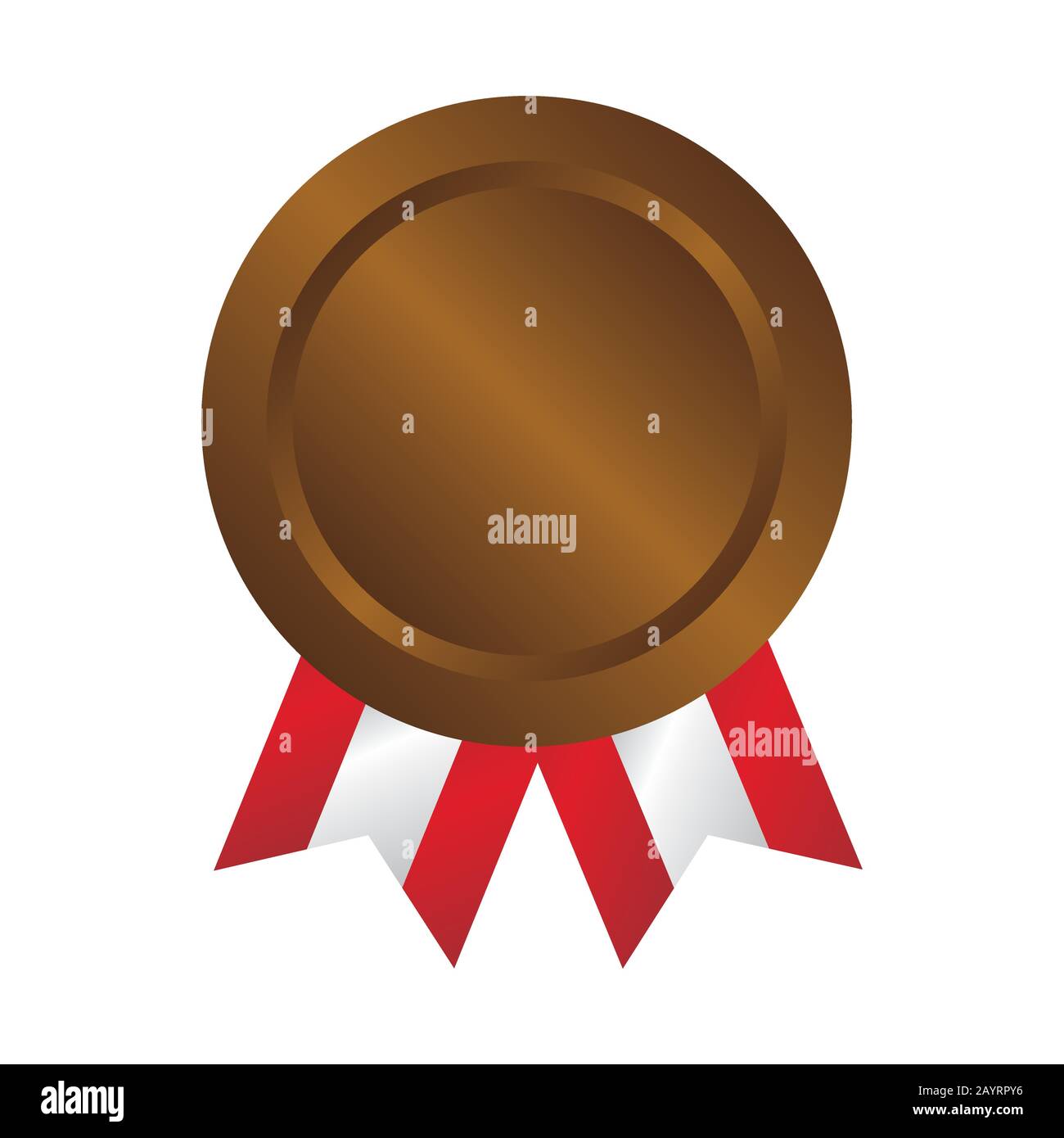 Bronze medal icon illustration Stock Vector Image & Art Alamy