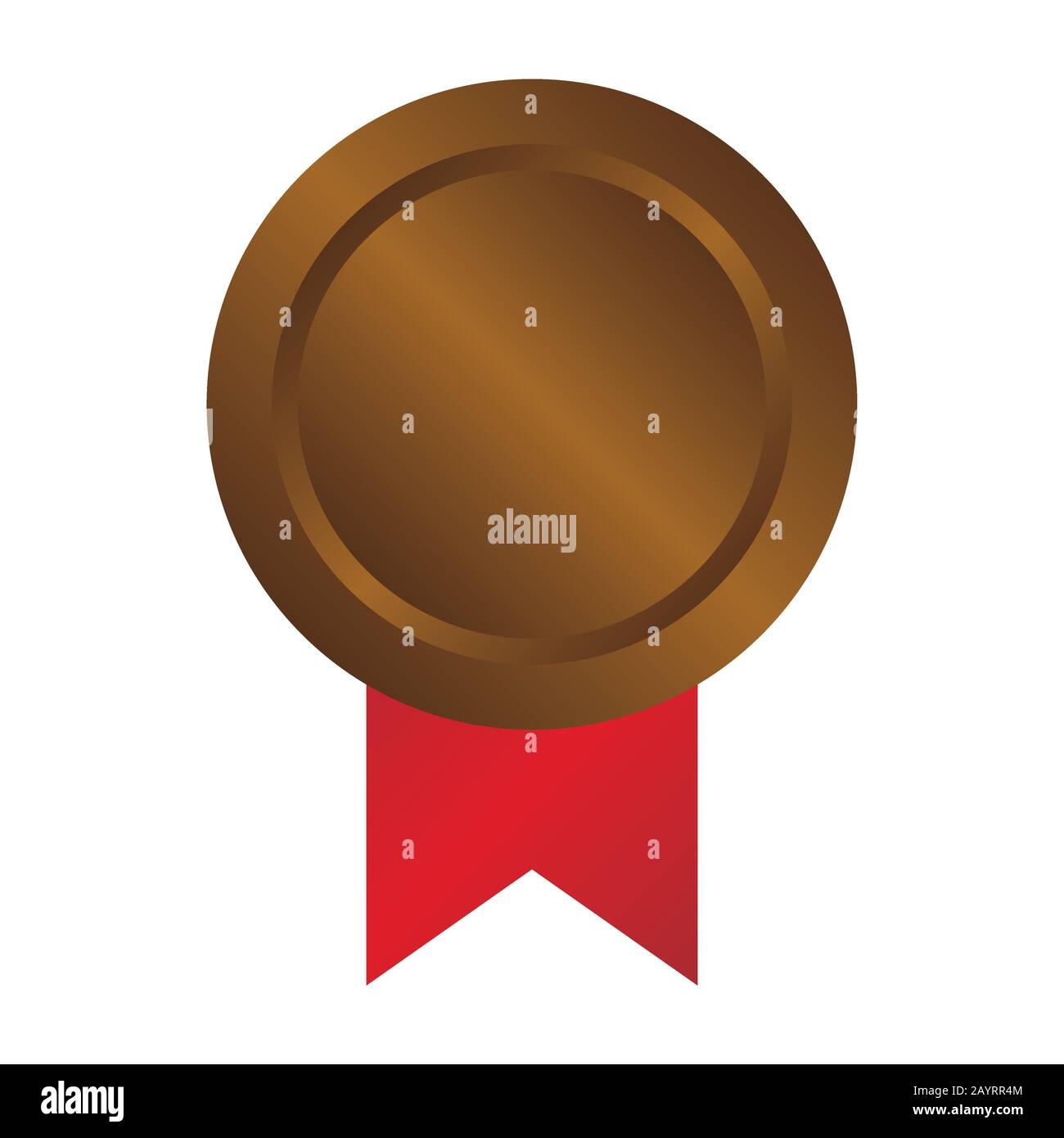 Bronze medal icon illustration Stock Vector Image & Art Alamy