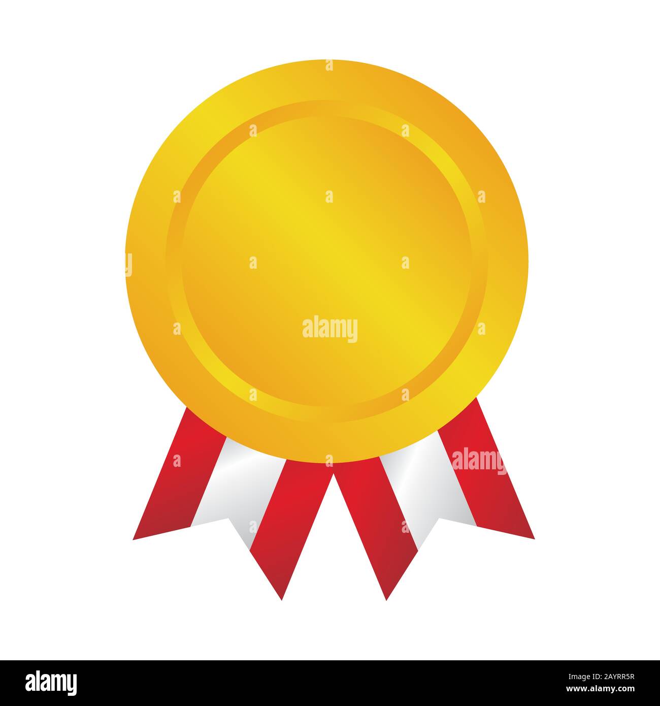 Gold medal icon illustration Stock Vector Image & Art - Alamy