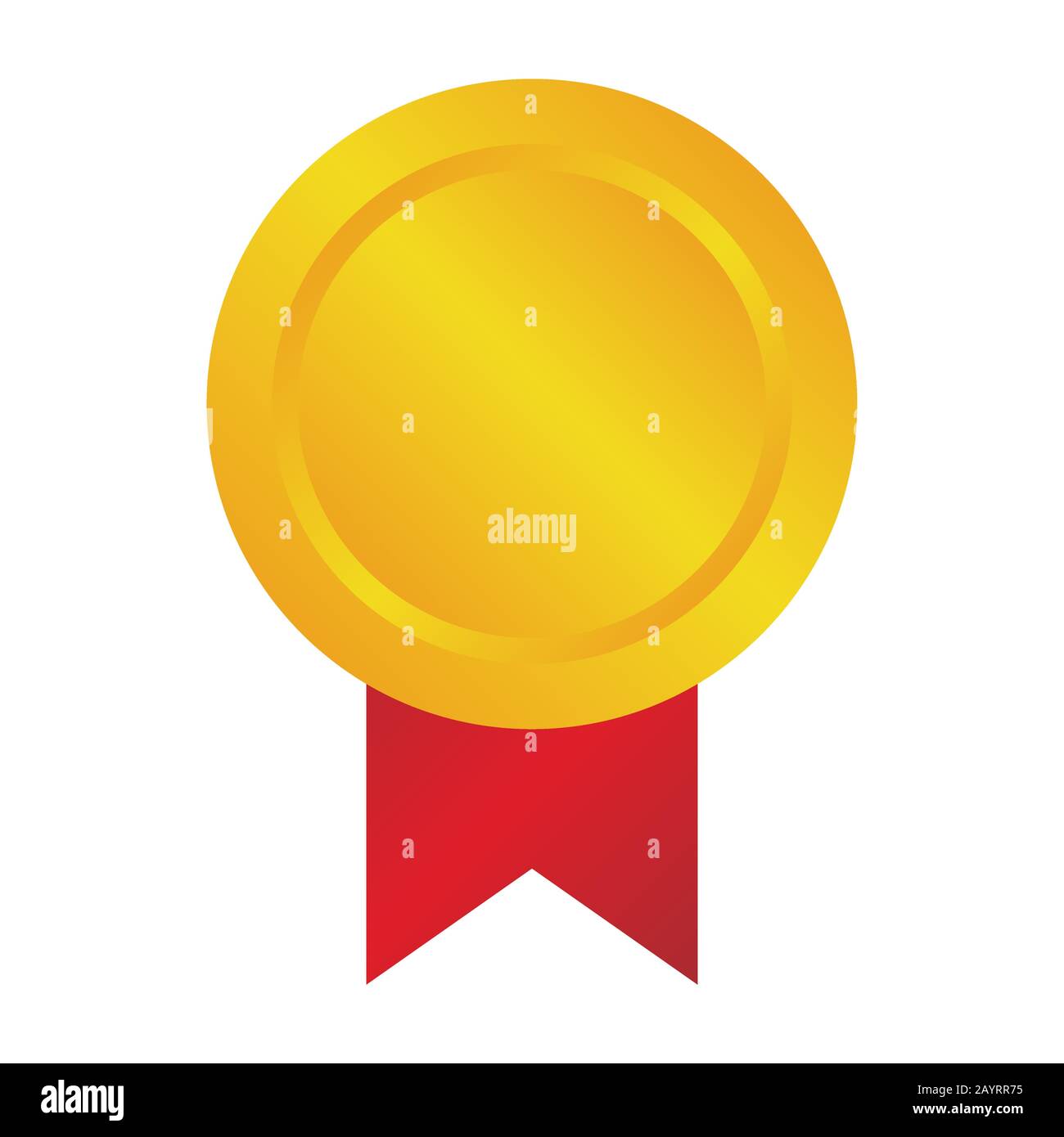 Gold medal icon illustration Stock Vector Image & Art - Alamy