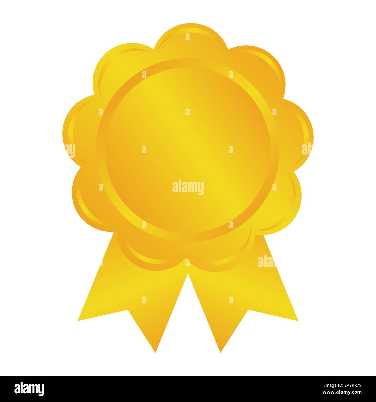 Gold medal icon illustration Stock Vector Image & Art - Alamy
