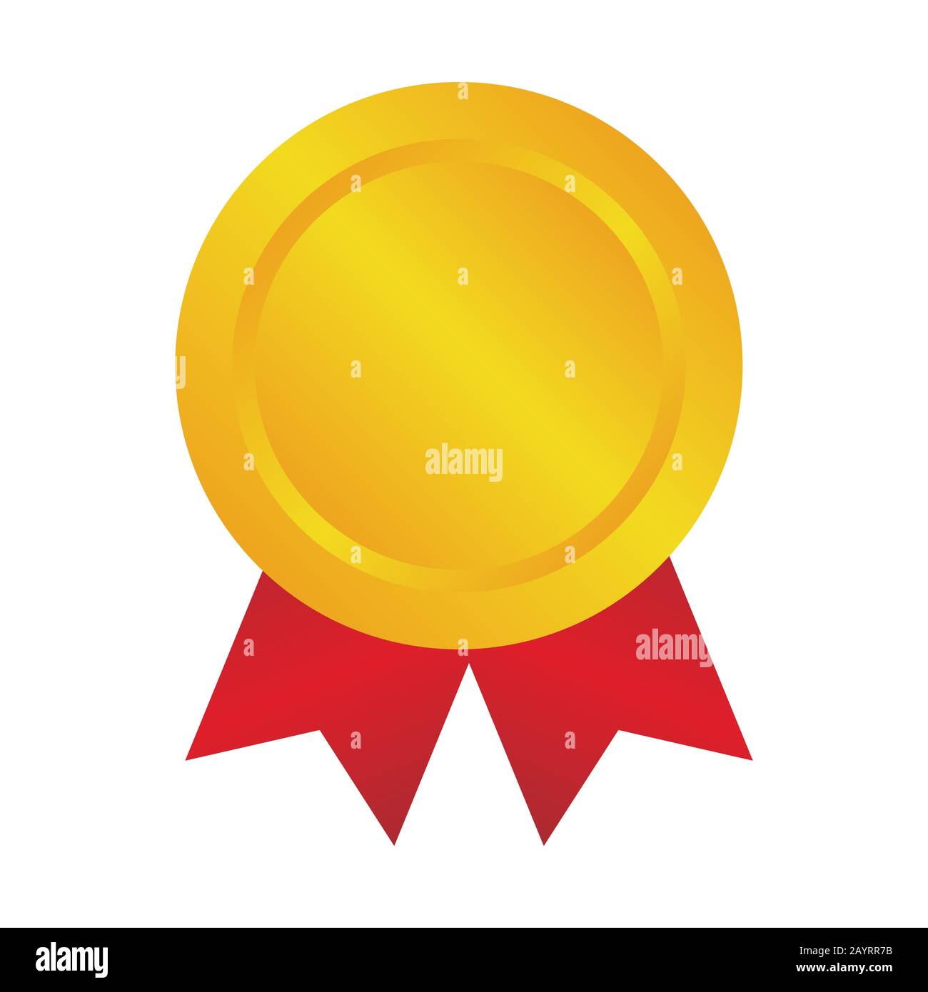 Gold medal icon illustration Stock Vector Image & Art - Alamy