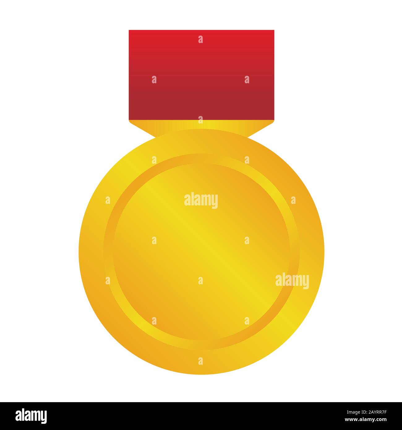 Gold medal icon illustration Stock Vector Image & Art - Alamy