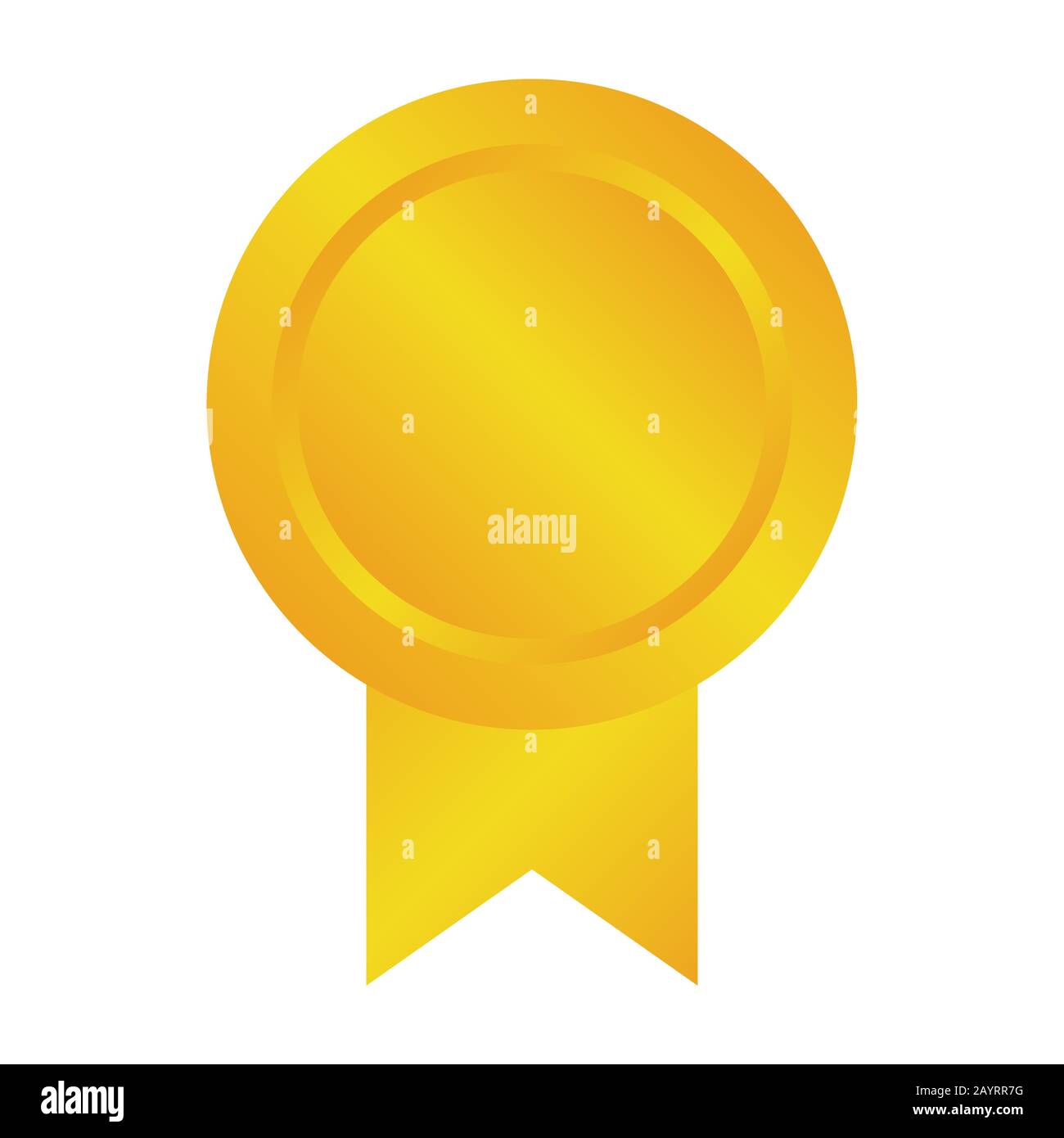 Gold medal icon illustration Stock Vector Image & Art - Alamy