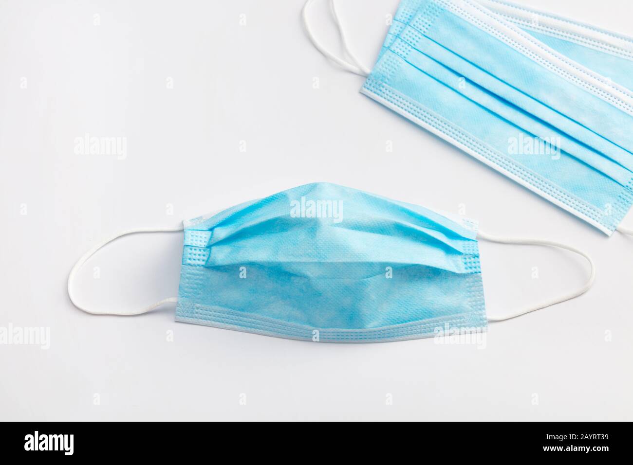 Medical mask on white background Stock Photo - Alamy