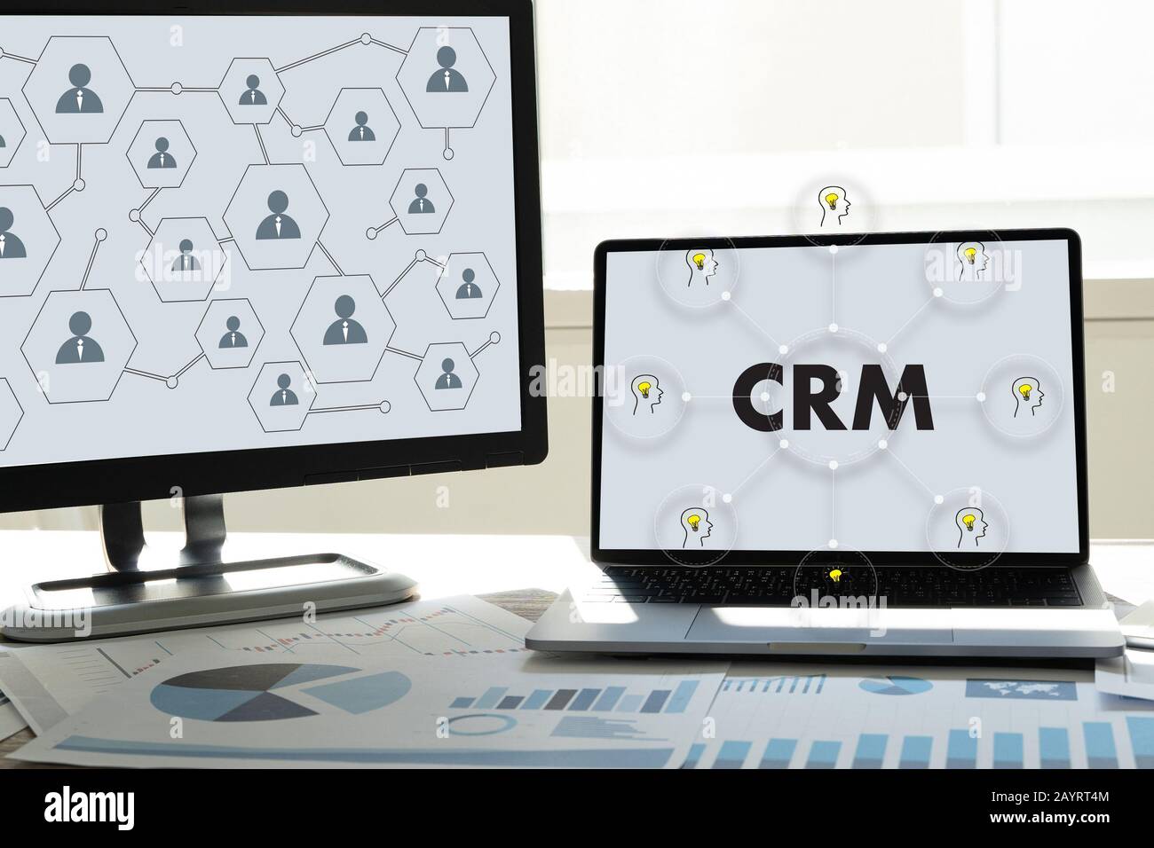 Crm interface hi-res stock photography and images - Alamy