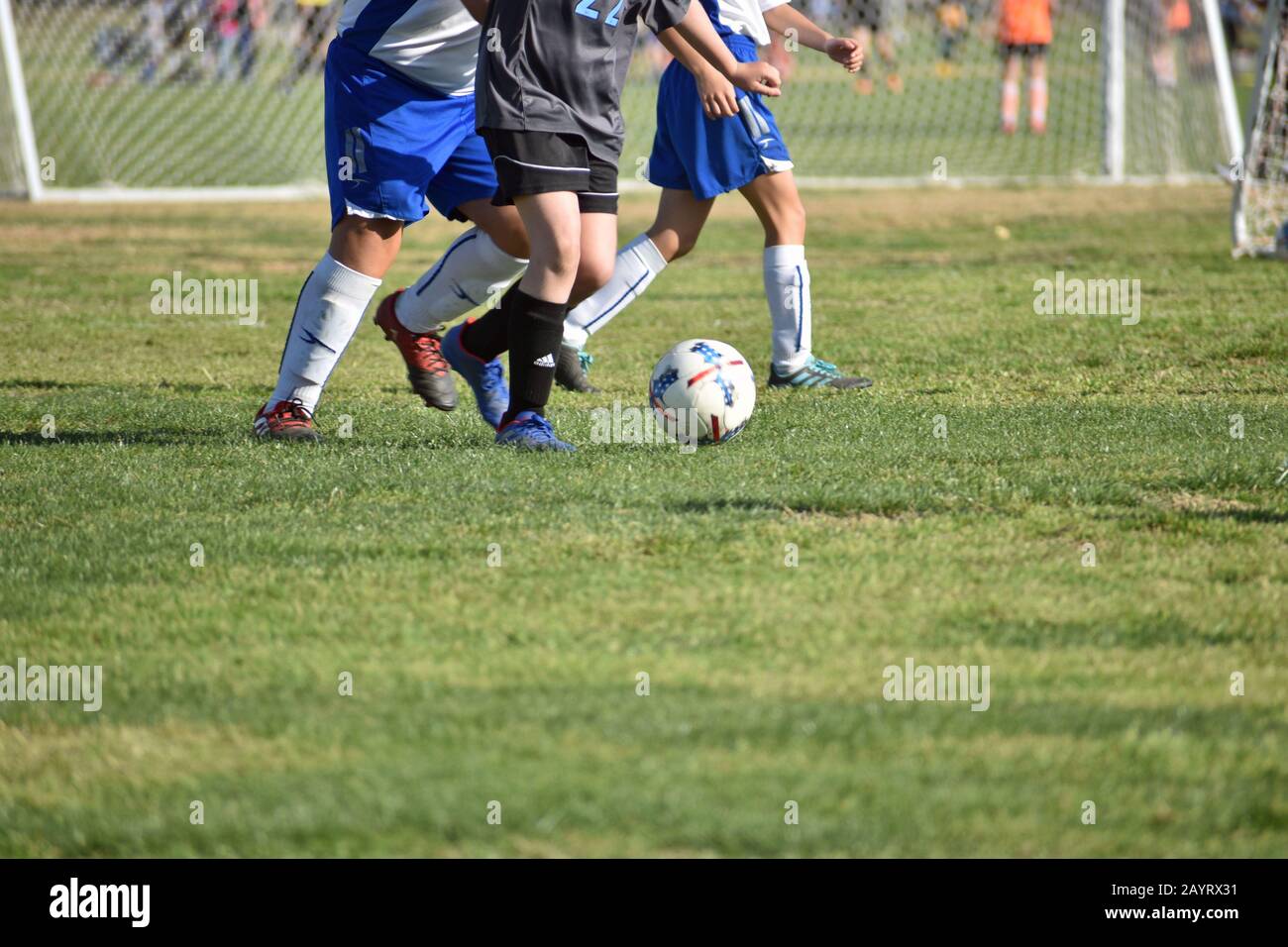 Soccer Footwork Stock Photo