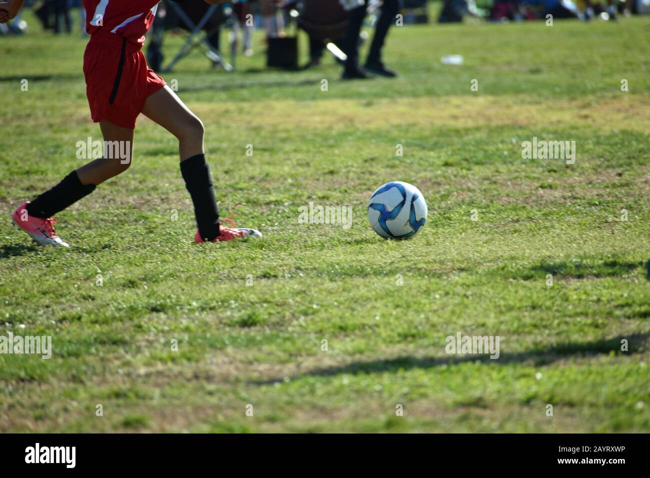 Soccer Footwork Stock Photo
